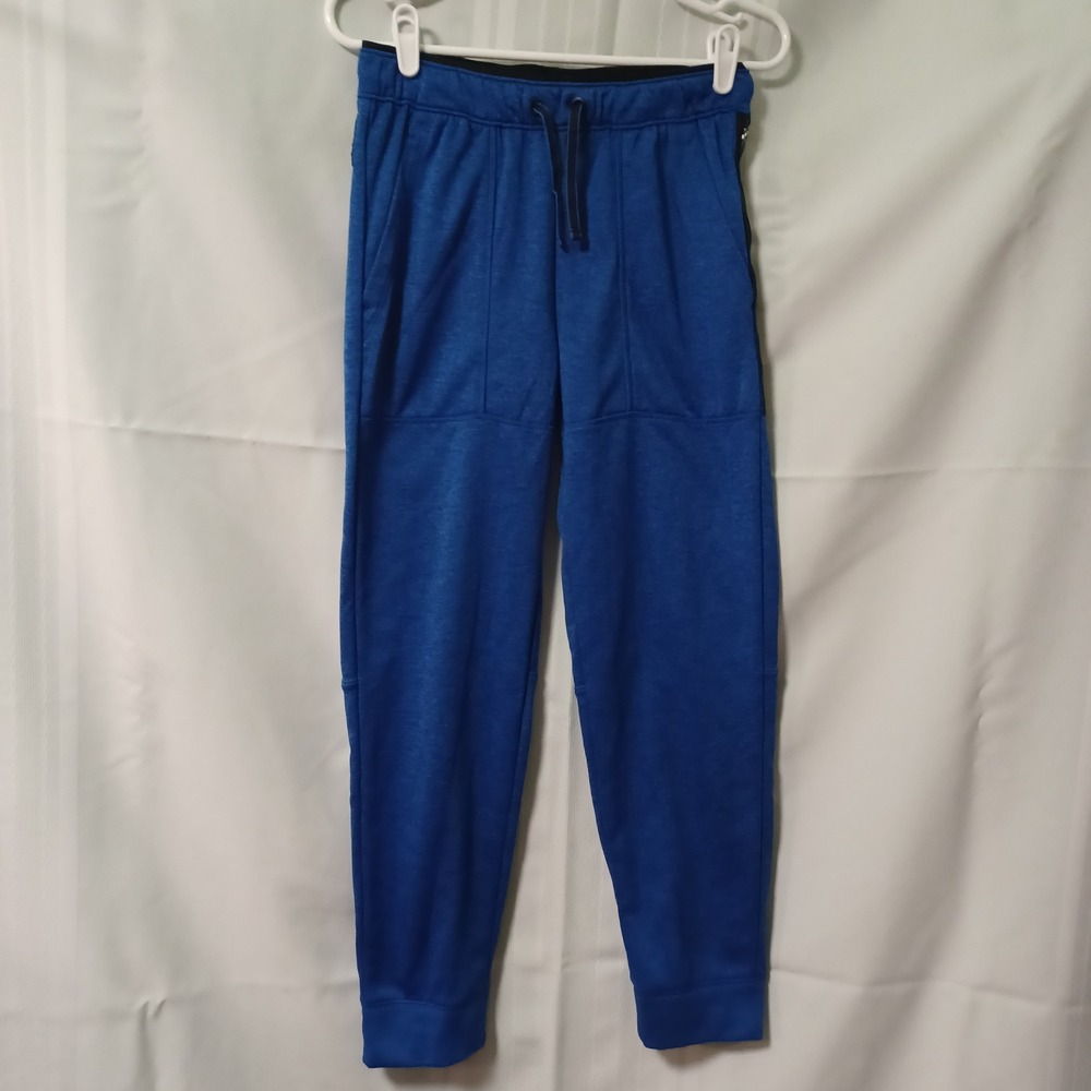Athletic Works Boys Blue Heather Joggers Fleece Sweatpants XL 14-16 AW25126